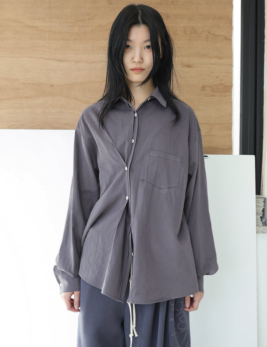 HALF-HIDDEN PLACKET SHIRTS