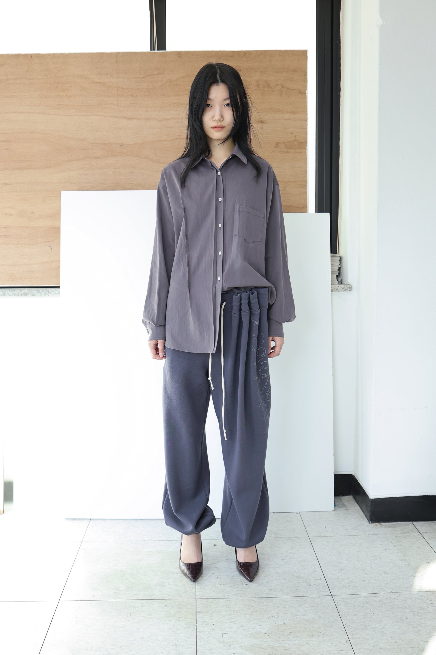 HALF-HIDDEN PLACKET SHIRTS
