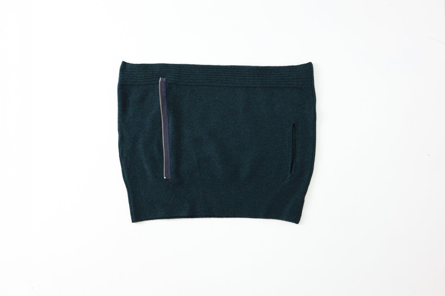 Zip knit tube