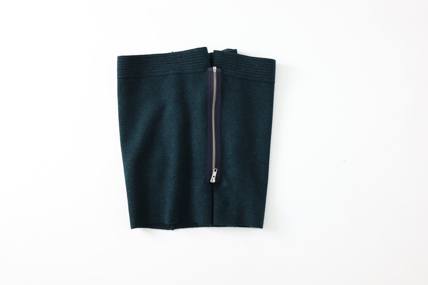 Zip knit tube