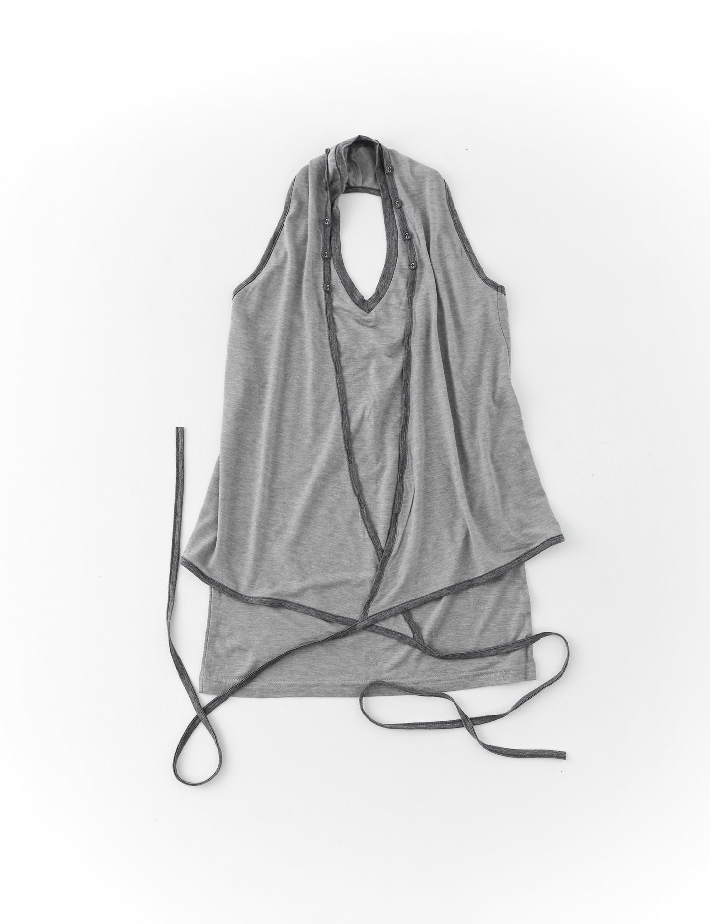 Halter wrap sleeveless