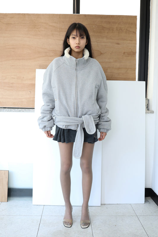 Belt zip jacket