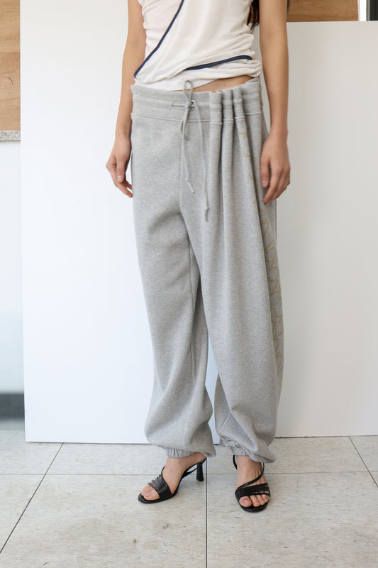 Curtain jersey pants
