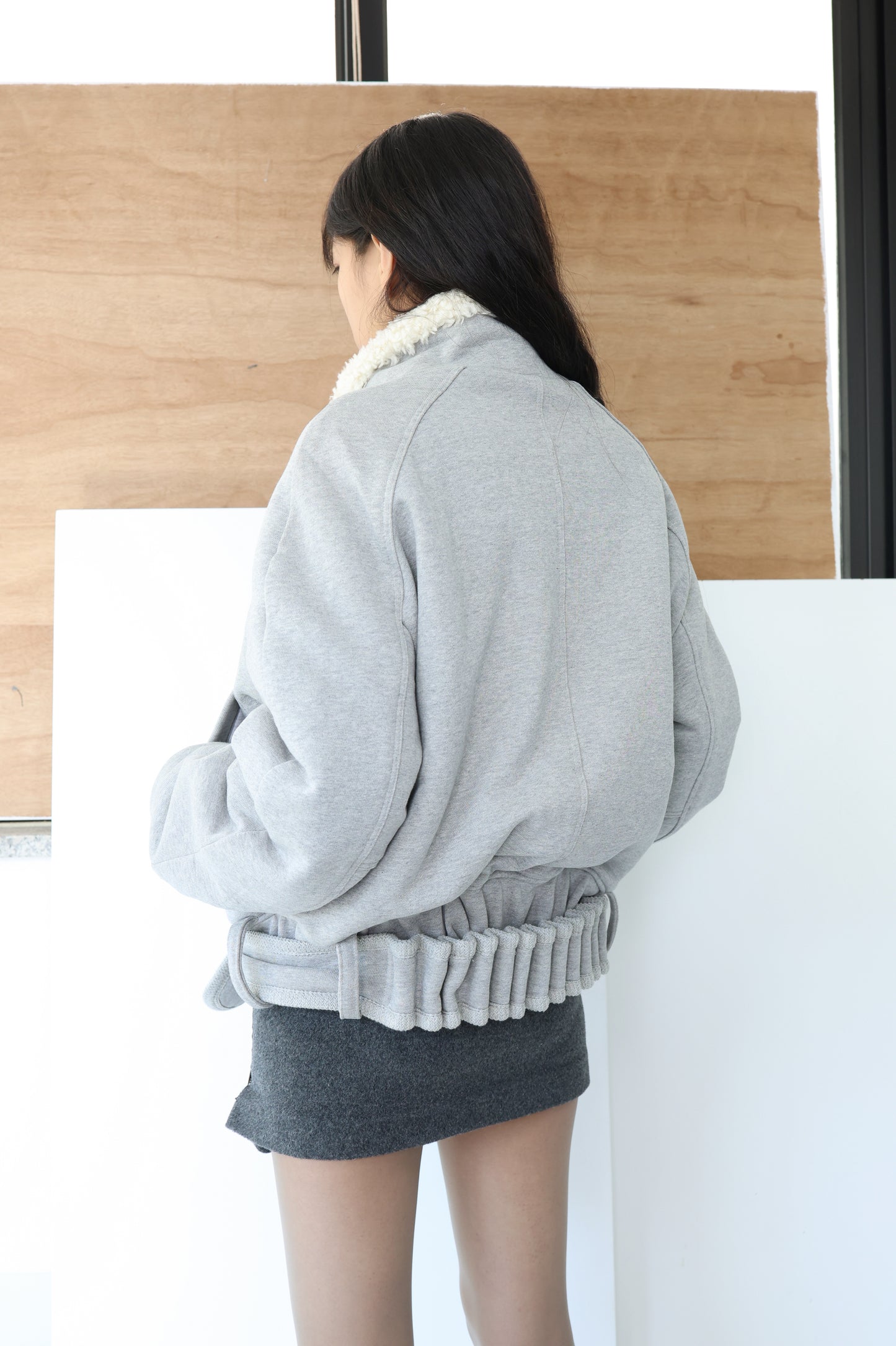 Belt zip jacket