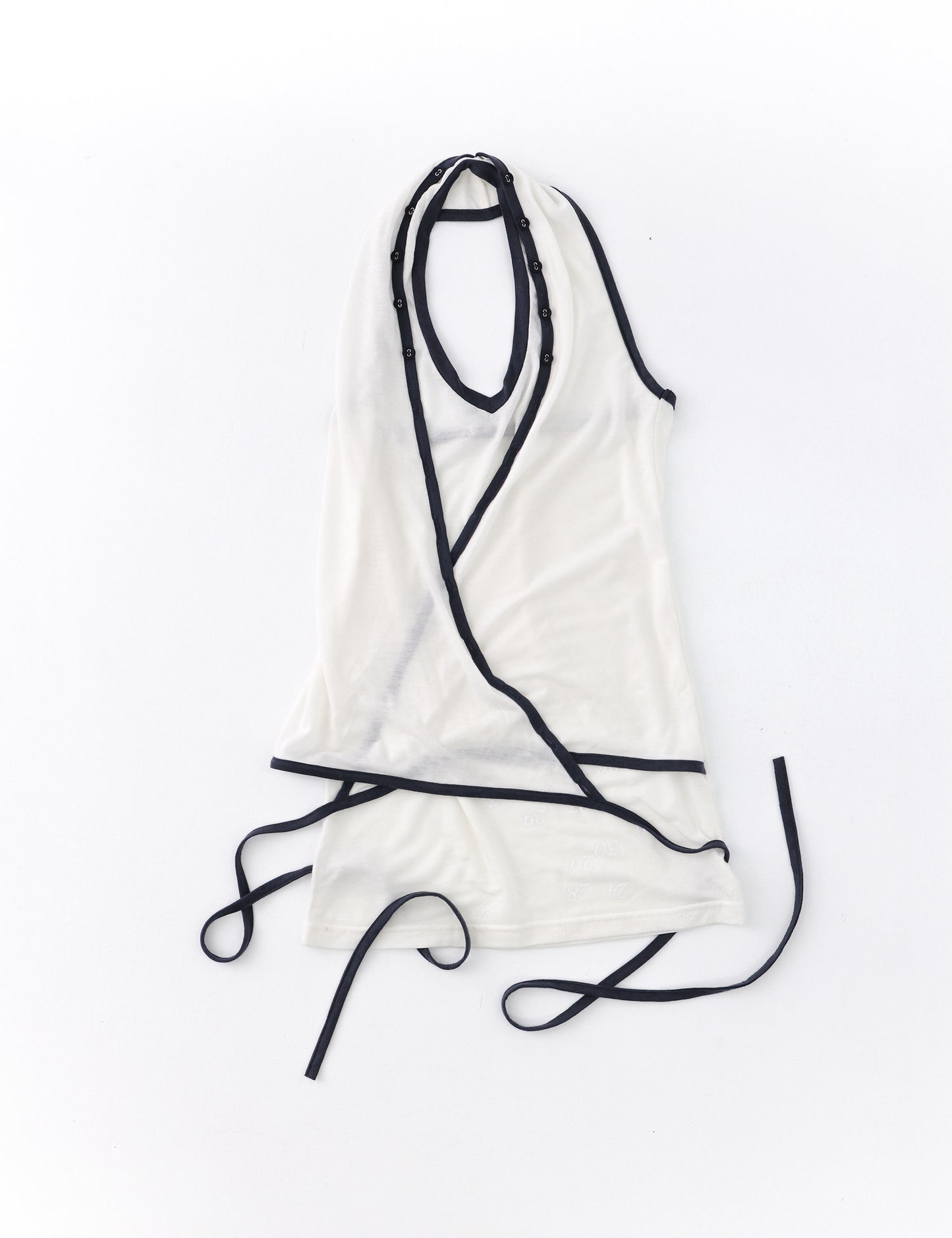 Halter wrap sleeveless