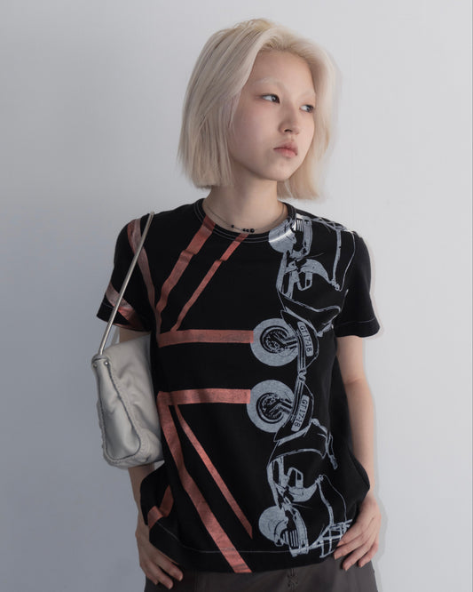 tricot COMME de GARCONS union jack Tee