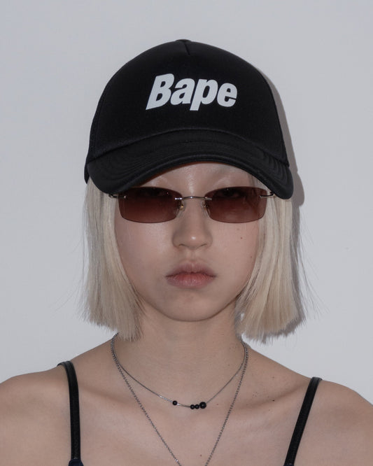 A BATHING APE mesh cap
