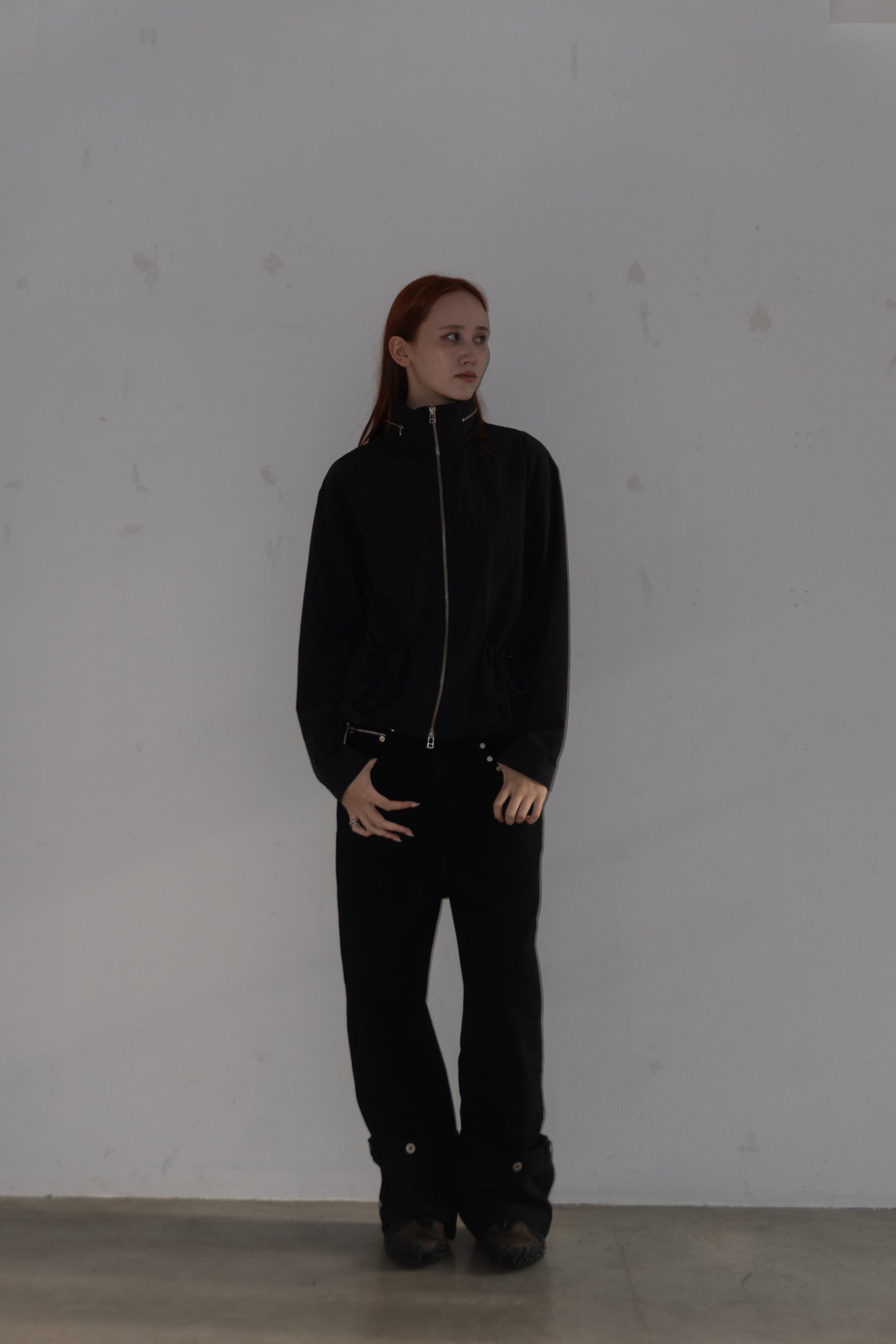 Hidden hooded jacket