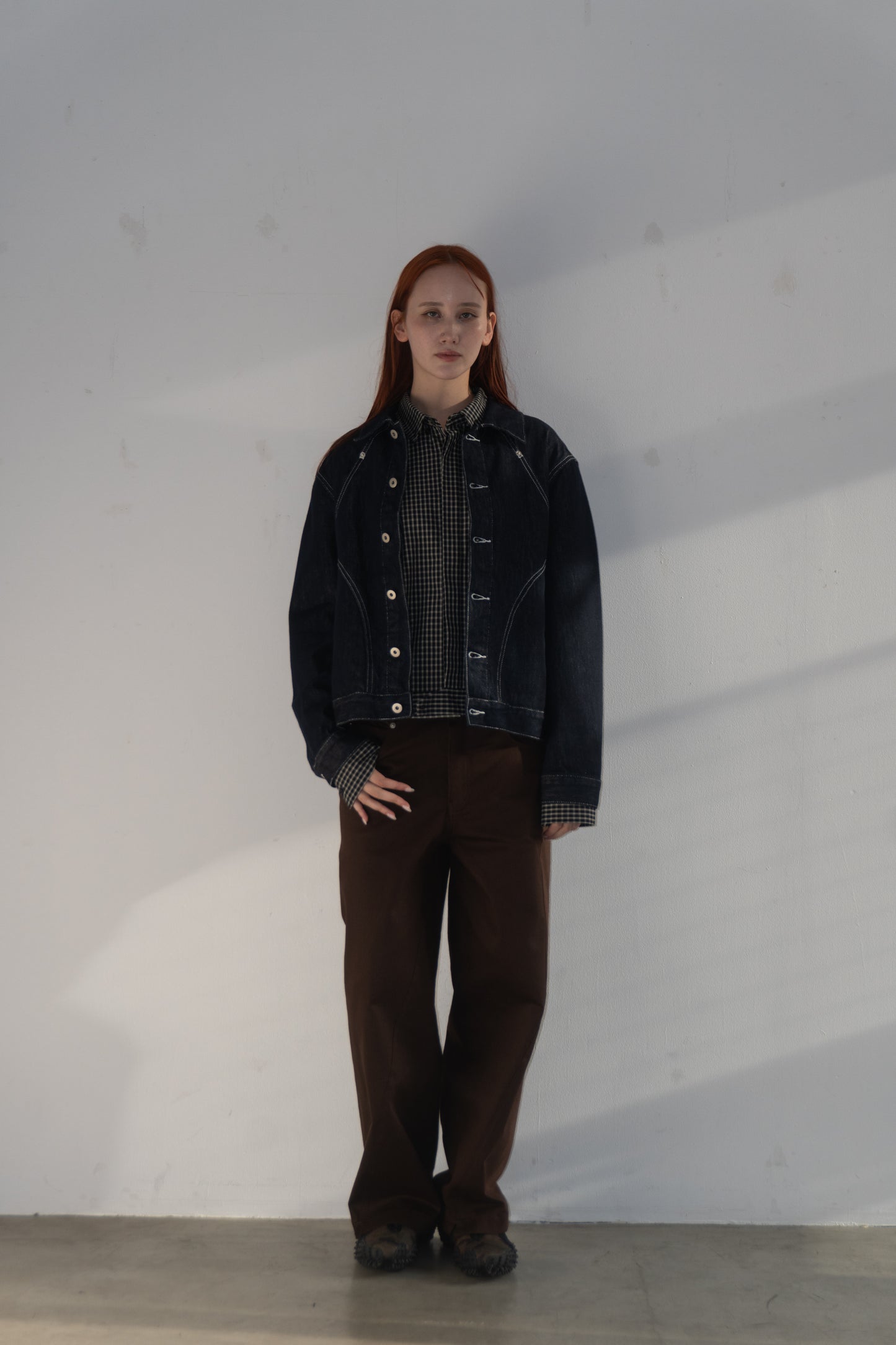 White Stitch original denim Jacket