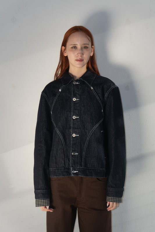 White Stitch original denim Jacket