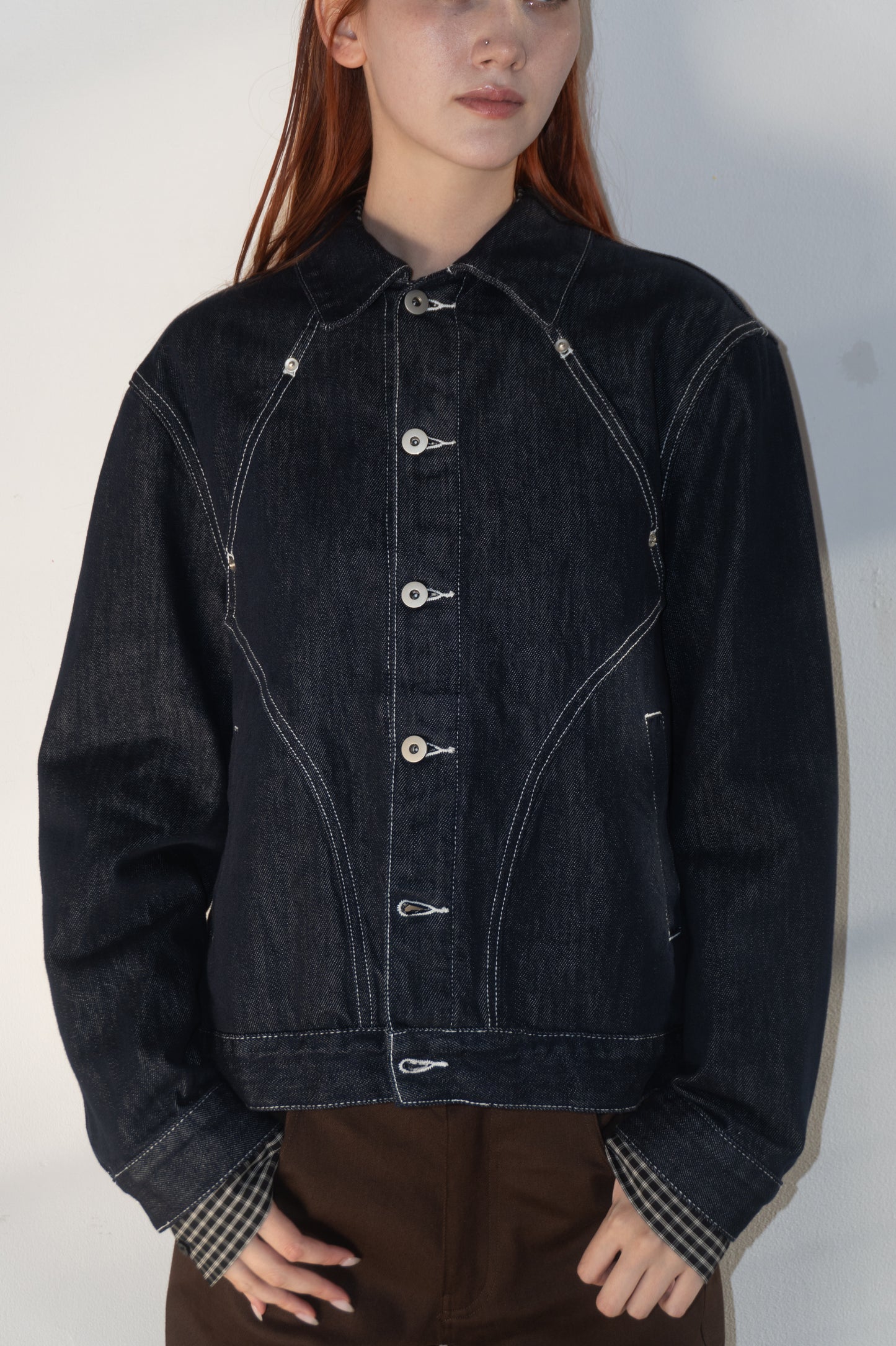 White Stitch original denim Jacket
